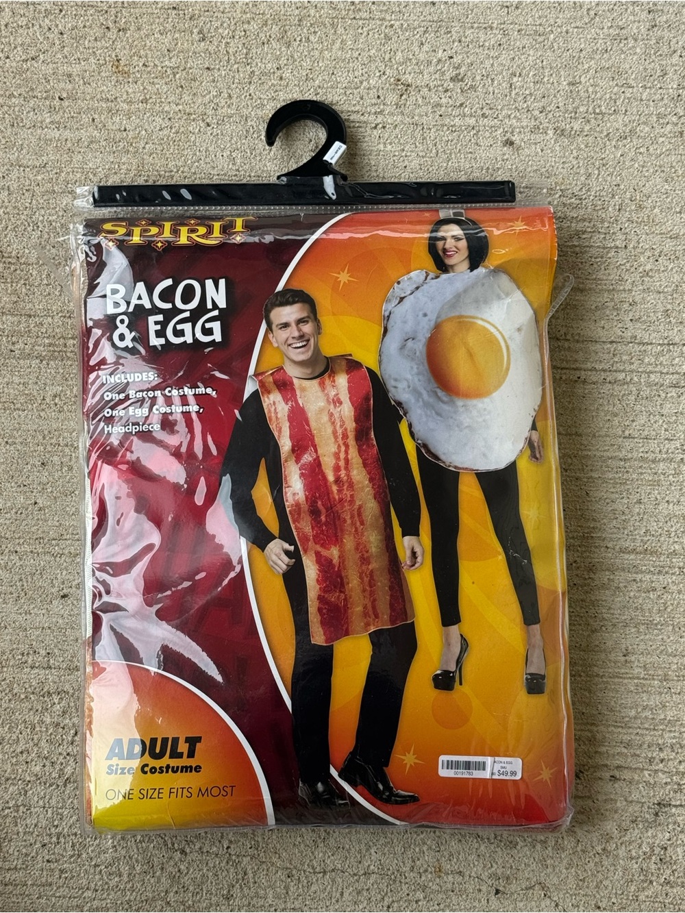 Spirit Halloween Couples Costume- Bacon and Egg|OS